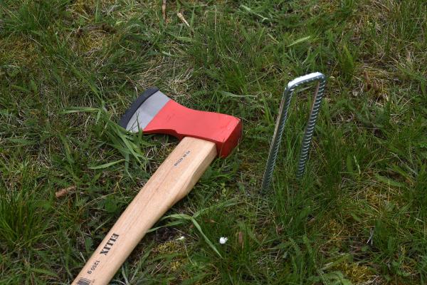 Bodenanker für Rosenbogen 40cm Heringe Erdnagel Erdanker Erdspieß Bauanker Nagel Zelt Zelthering 306